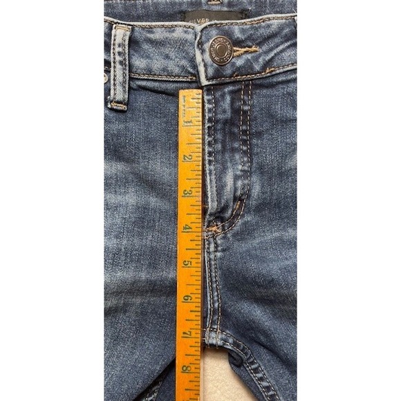 Silver Jeans Co. Womens 29x31 Avery High Rise Curvy Fit Straight Leg-1078 - Picture 6 of 8